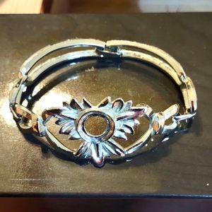 Silver tone bracelet
